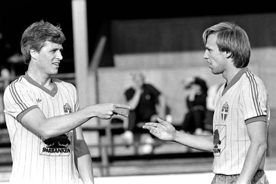 Glenn Hysén och Dan Corneliusson