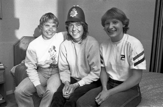Ann Jansson, Mia Kåberg och Doris Uusitalo. Football Uefa