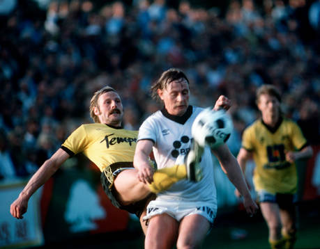 Fotboll, Rolf-Inge Andersson, Mjällby och Jyrki Nieminen,