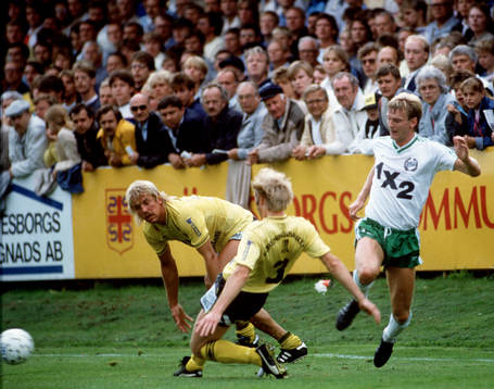 Fotboll, Mjällby - Hammarby, Hans Larsson, Mjällby och