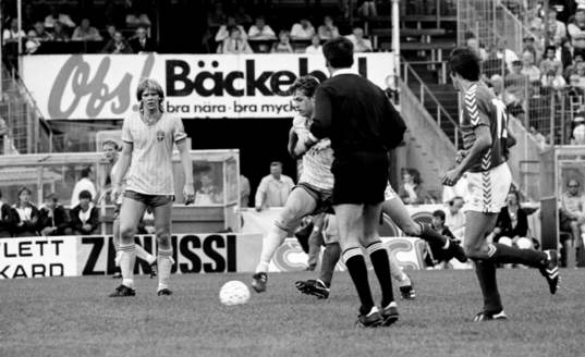 Glenn Strömberg och Glenn Hysén, Sverige