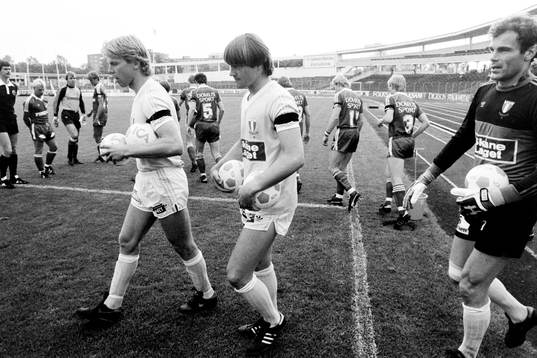 Thomas Sunesson, Hasse Borg och Jan Möller, målvakt i