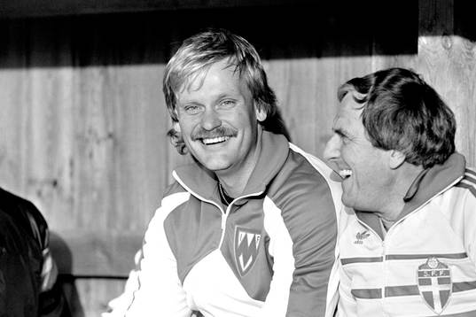 Ronnie Hellström, målvakt och Georg Ericson,