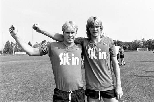 Lars Larsson på träning