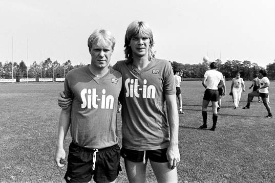 Lars Larsson på träning