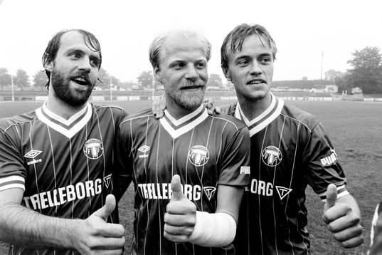 Trelleborgs målskyttar jublar