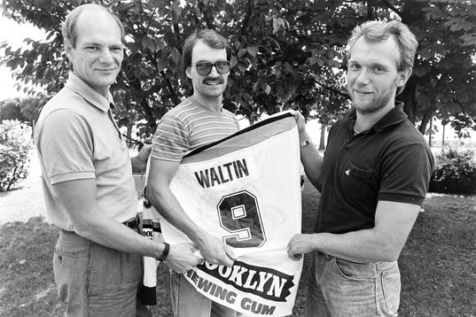 John Slettvoll, tränare, Mats Waltin och Kent Johansson