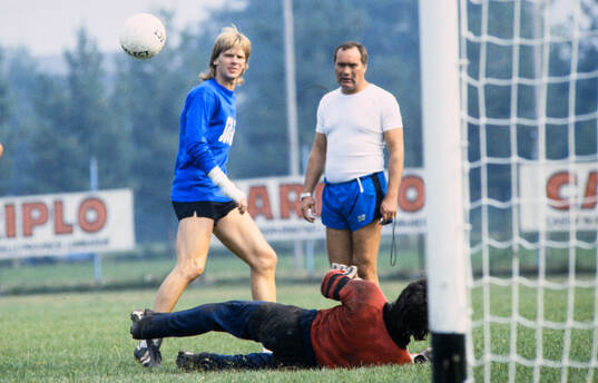 Glenn Strömberg of Atalanta at training