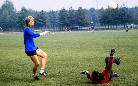 Glenn Strömberg of Atalanta at training