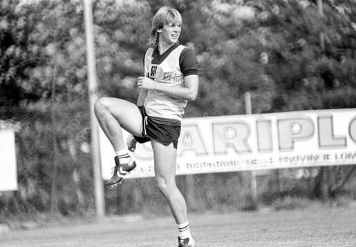 Glenn Strömberg of Atalanta at training