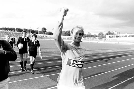 Mats Magnusson, Malmö tremålsskytt jublar
