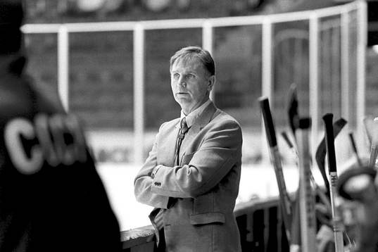 Viktor Tichonov, förbundskapten i Sovjet