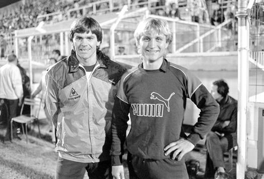 Teitur Thordarsson of Cannes and Thomas Larsson of Nice