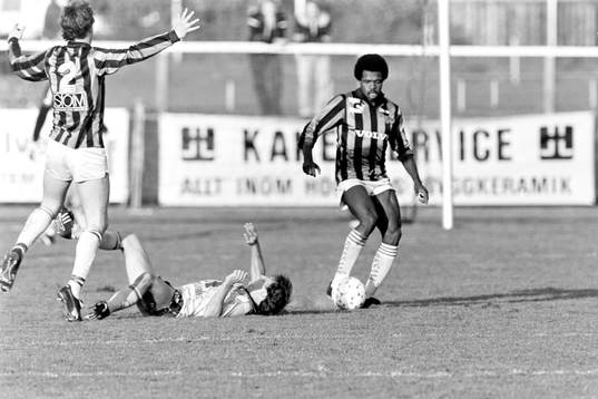 Gais Samir Bakaou fäller Flemming Pehrson, Mjällby