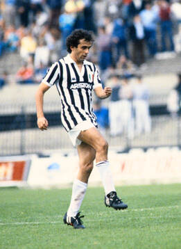 Como - Juventus: Michel Platini of Juventus