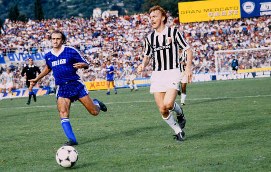 Como - Juventus: Zbigniew Boniek of Juventus