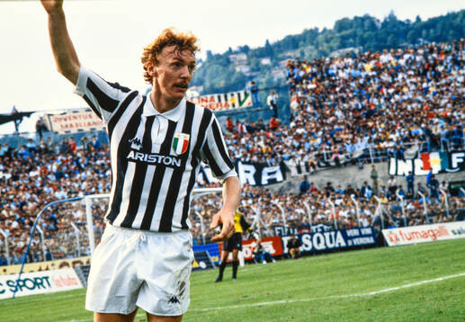 Como - Juventus: Zbigniew Boniek of Juventus