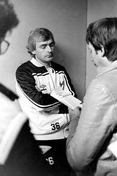 En besviken Göran Bogren, tränare i Mjällby