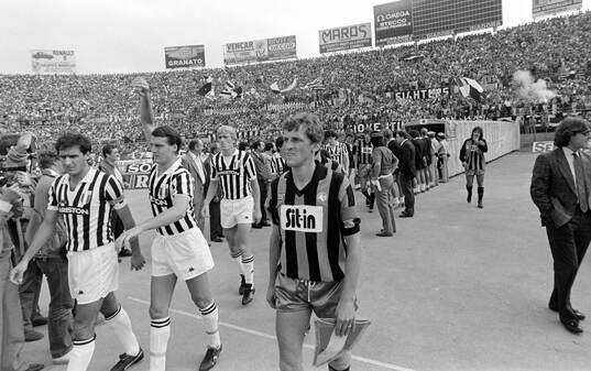 Juventus - Atalanta: Gaetano Scirea and Marco Tardelli