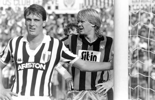 Juventus - Atalanta: Marco Tardelli of Juventus and Glenn