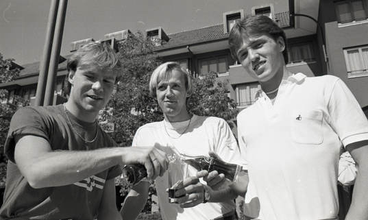 Hans Holmqvist, Dan Corneliusson och Mats Gren
