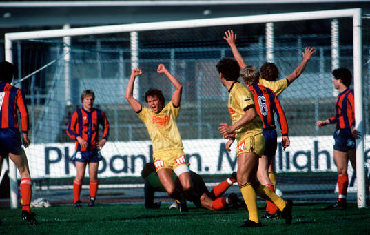 Fotboll, Mjällby, jubel