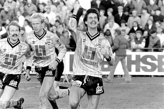 Rolf-Inge Andersson, Roy Nylander och målskytten Lennart