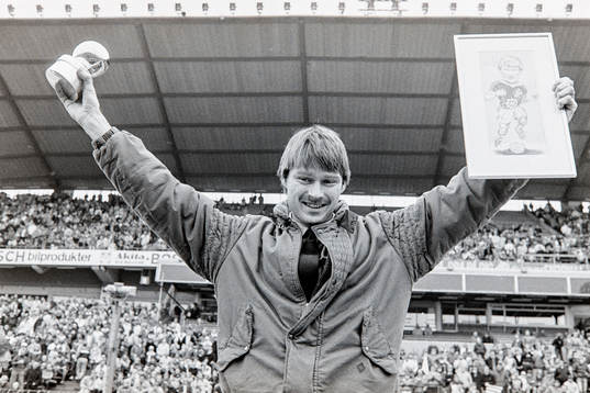 Sven Dahlkvist med guldbollen