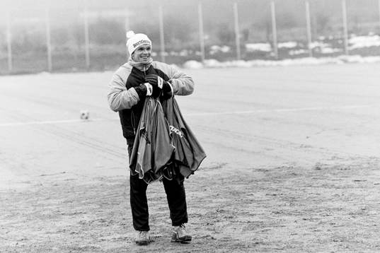 Anders Linderoth, tränare i Mjällby