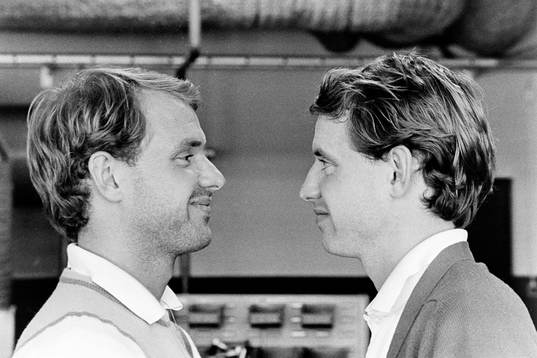 Thomas Ravelli, målvakt och Andreas Ravelli