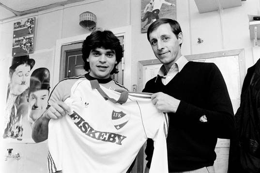 Ranko Djordjic och Lars-Göran Qwist, tränare