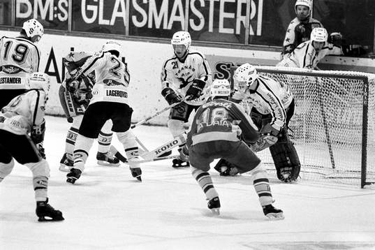 Johan Hemström, Malmö framför Tranås målbur
