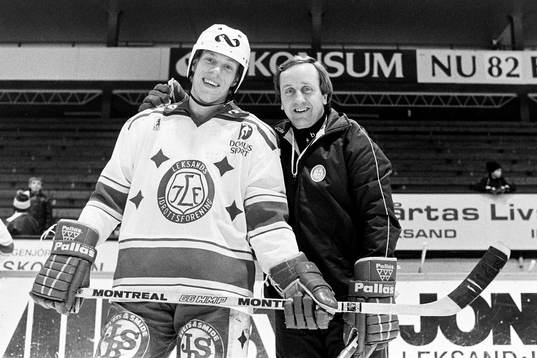 Jonas Bergqvist och Dan Söderström, tränare i Leksand