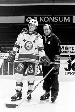 Jonas Bergqvist och Dan Söderström, tränare i Leksand