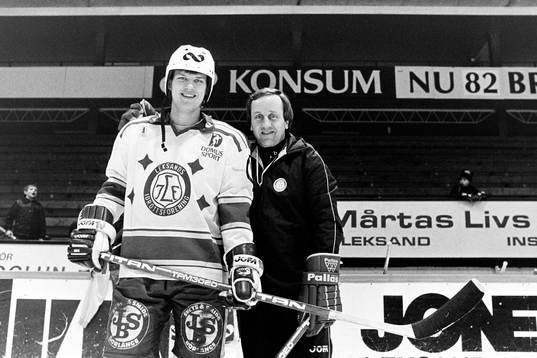 Stefan Nilsson och Dan Söderström, tränare i Leksand
