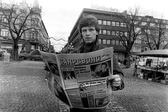 Anders Broström, Sarpsborg på stan