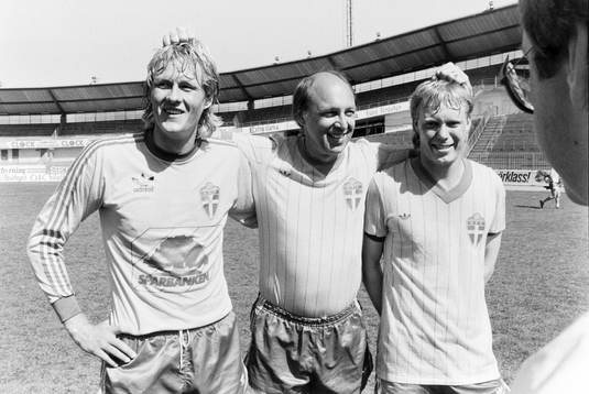 Håkan Sandberg, Lars Arnesson, förbundskapten och Lars