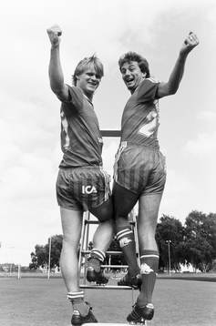 Peter Karlsson och Billy Landsdowne