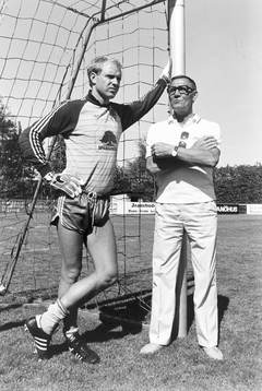 Fotboll, Sverige, målvakter. Thomas Ravelli och Kalle
