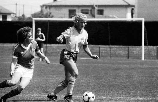 Fotboll, dam, EM-Kval, Frankrike - Sverige, 0-4