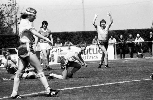Fotboll, dam, EM-Kval, Frankrike - Sverige, 0-4