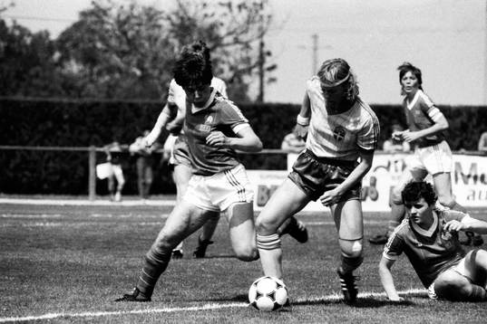 Fotboll, dam, EM-Kval, Frankrike - Sverige, 0-4