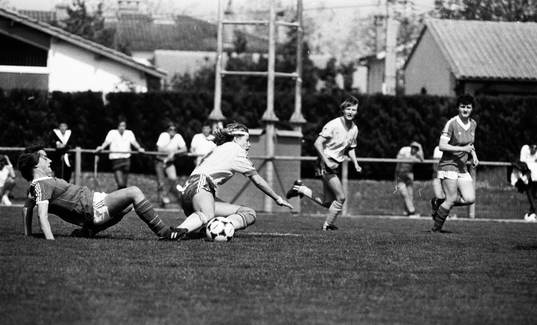 Fotboll, dam, EM-Kval, Frankrike - Sverige, 0-4