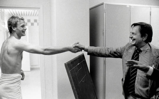 Torbjörn Nilsson och Olof Palme