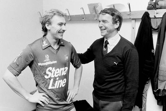 Jan Hellström och Agne Simonsson, tränare