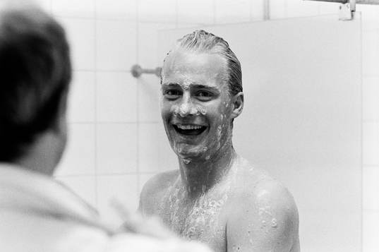 Malmös matchhjälte och tremålsskytt Mats Magnusson jublar