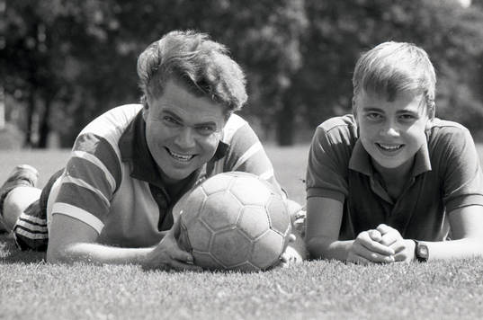 Roger Magnusson med sin son Claes