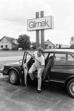 Ingemar Erlandsson vid sitt företag GLIMEK, Glimåkra