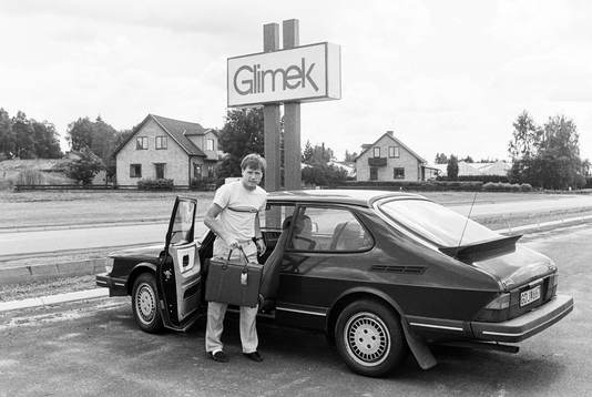 Ingemar Erlandsson vid sitt företag GLIMEK, Glimåkra