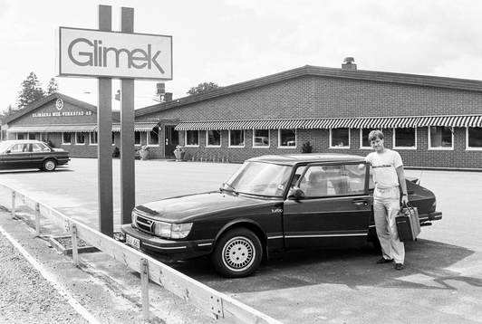 Ingemar Erlandsson vid sitt företag GLIMEK, Glimåkra